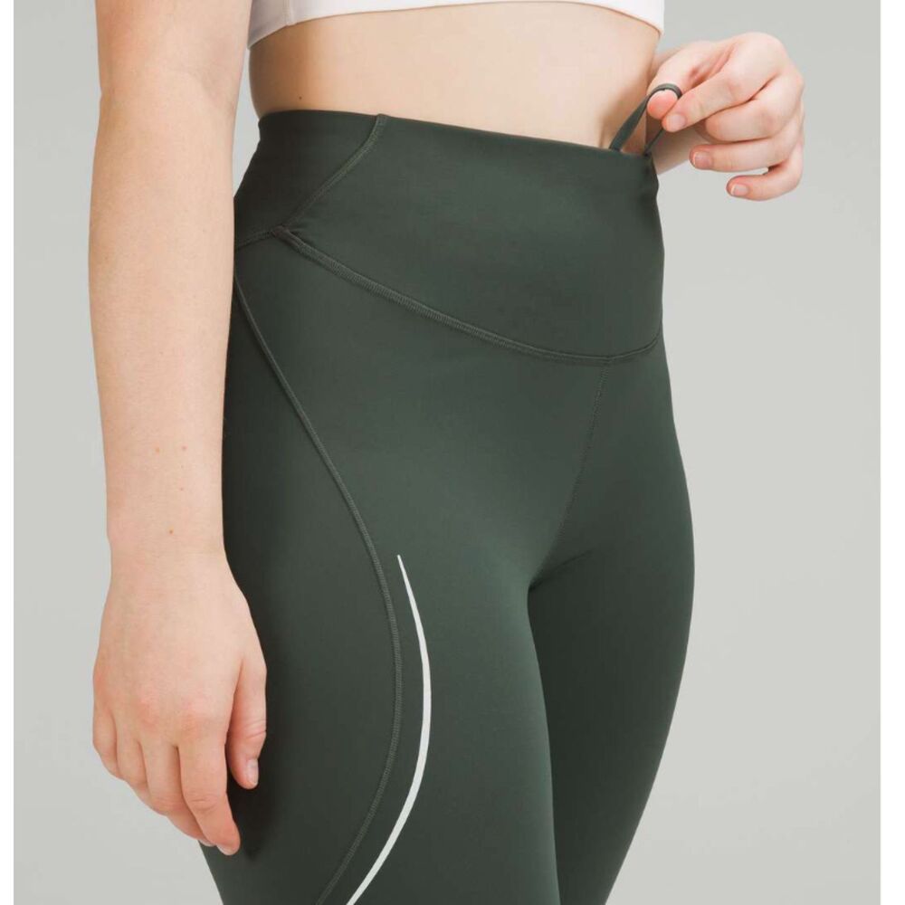 Lululemon Base Pace High-Rise Reflective Tight 25" Smoked Spruce Size 0 - Picture 2 of 8